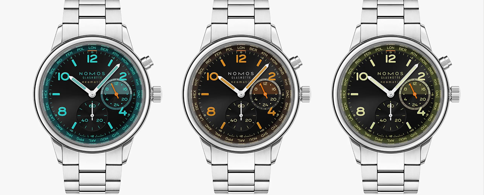 NOMOS Glashütte环球行者全新夜航系列，献礼全球不眠夜